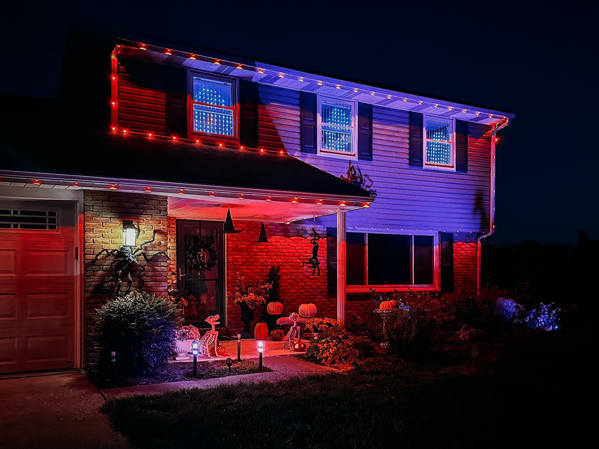 One of the best decisions we made for the outside of our home was installing permanent string lights! They work with an app to customize patterns, colors, schedules and we love using them all year round for celebrations! And the best part? We never have to string lights again! 🙌🏻🙌🏻

Found the best prices for you

#LTKHome #LTKSaleAlert
