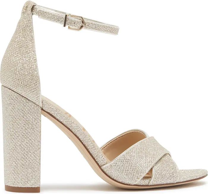 Yancy Metallic Block Heel Sandal | Nordstrom Rack