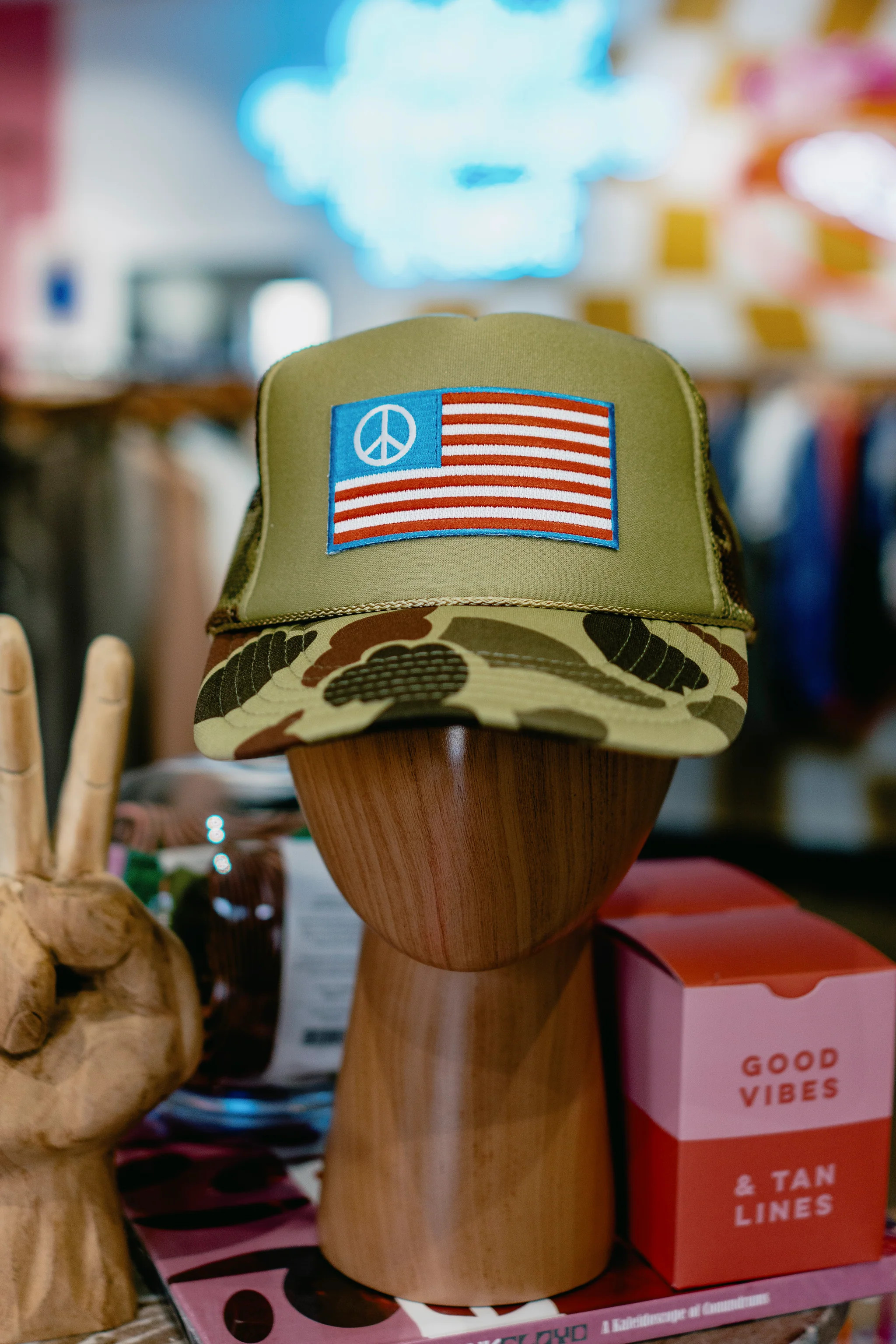 Peace Flag Trucker | Ascot + Hart