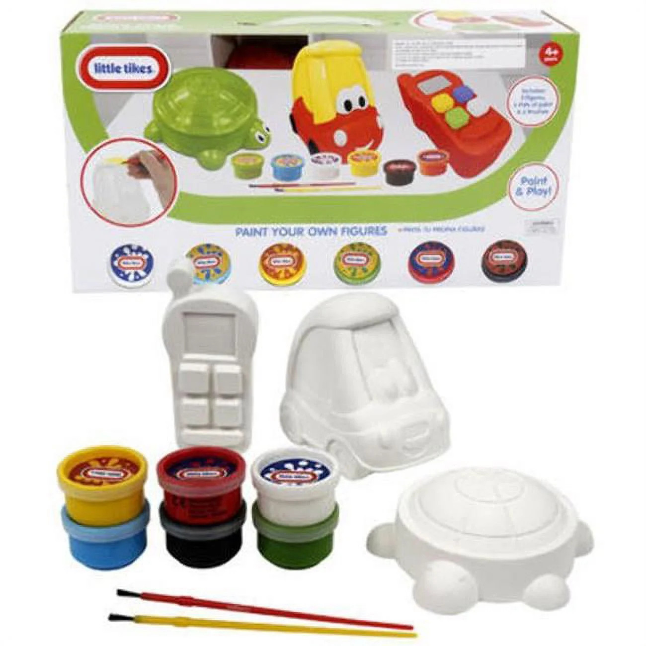 4SGM Little Tikes Paint Your Own Figures 11pc Play Set Toy | Walmart (US)