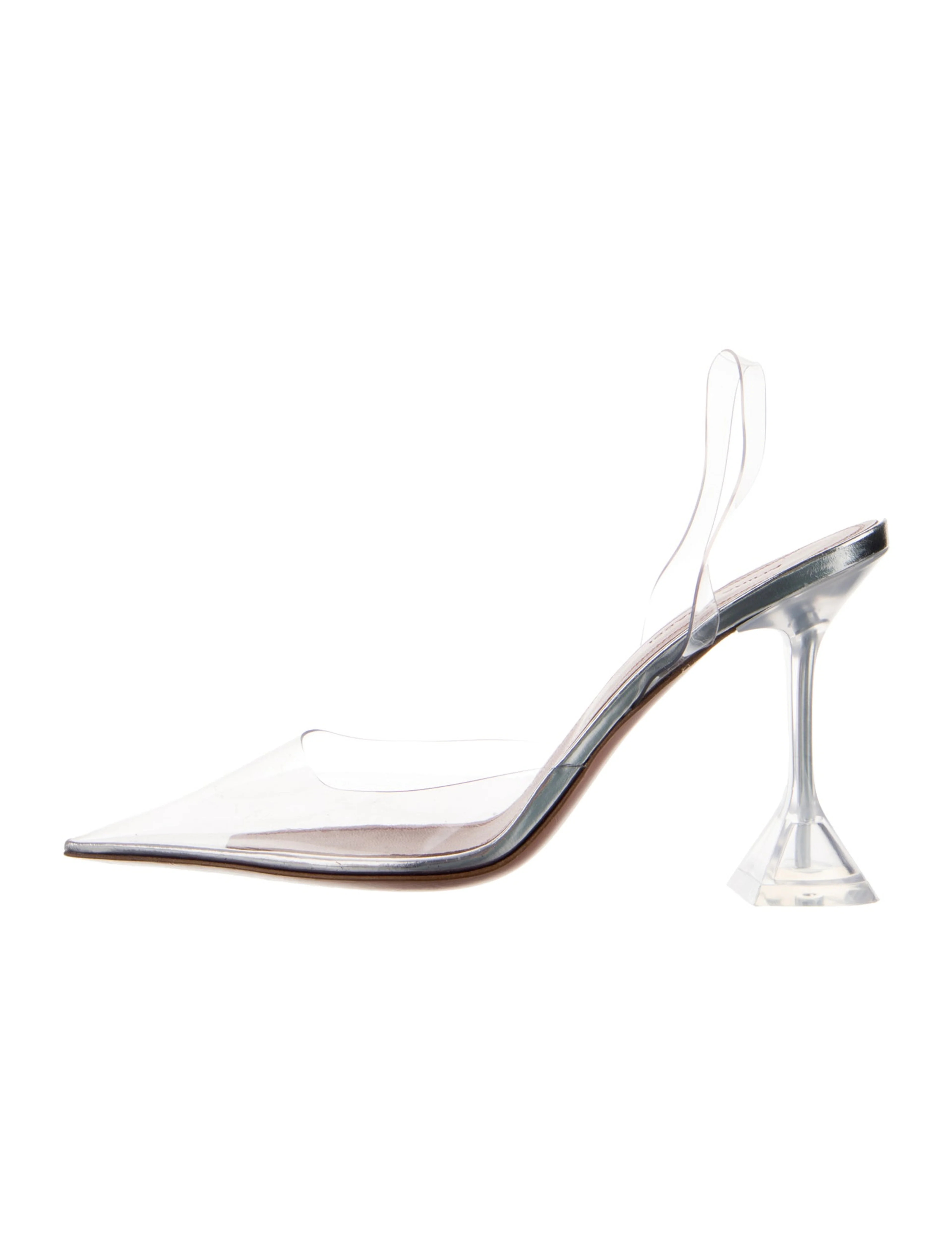 Holli Glass PVC Slingback Pumps | The RealReal