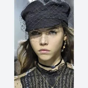 Dior Black Veiled Cadet Cap | Poshmark