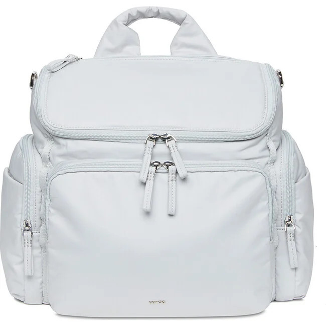 Diaper Bags | Baby Bag Cotton, Dove (Blue, Size Large) Caraa | Maisonette | Maisonette