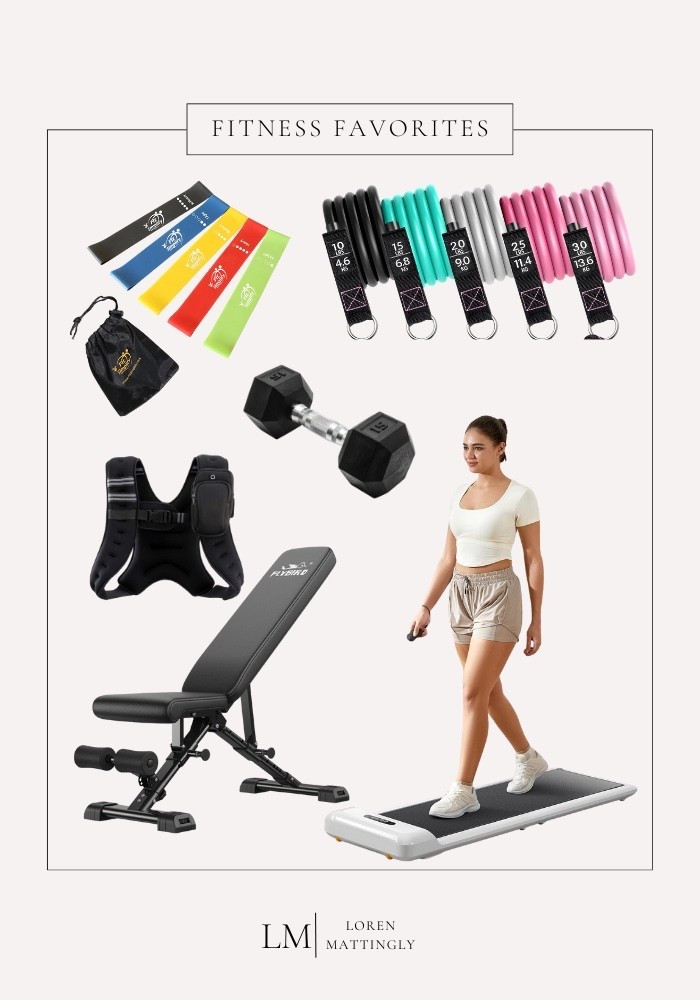 Fitness favorites that make it easier to move your body at home — even on the busiest days. These are my go-tos for strength, steps, and staying consistent. Simple, effective, and perfect for building a home routine you’ll actually stick with. Tap any item to shop and save this for workout inspiration. 💪🏼✨

#LTKfitnessgoals #LTKActive