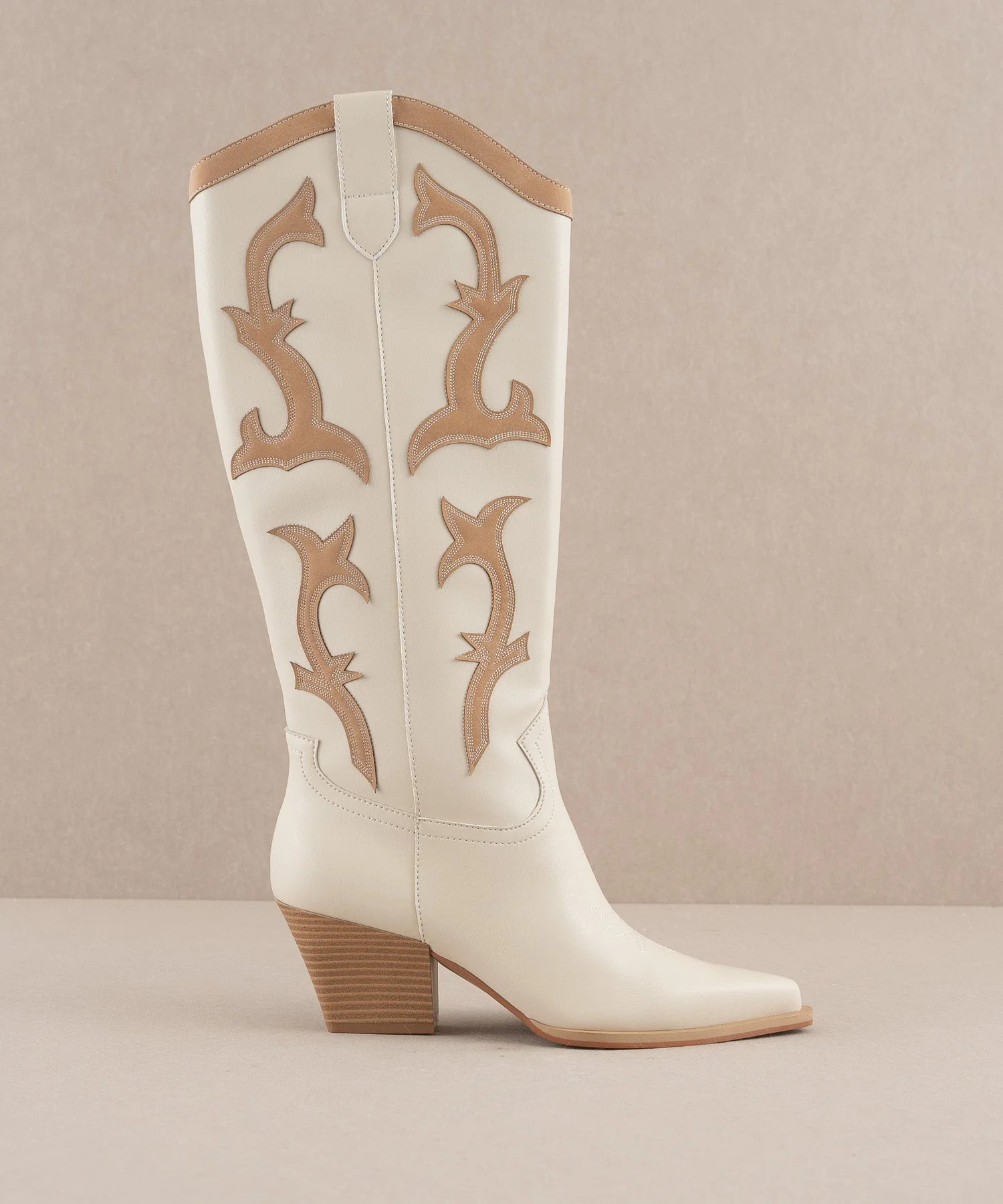 The Adriana | Beige Rodeo Boot | Oasis Society