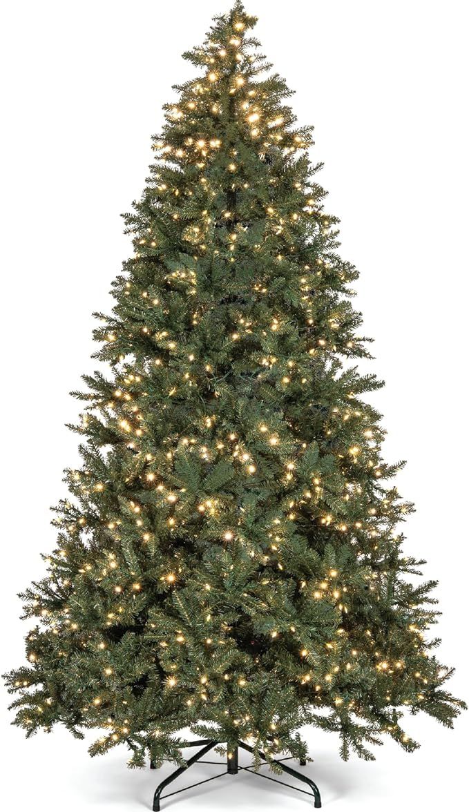 Liberty Lifestyle Christmas Tree 10 ft- Pre-Lit White and Multi-Color Premium LED Lights - Artifi... | Amazon (US)