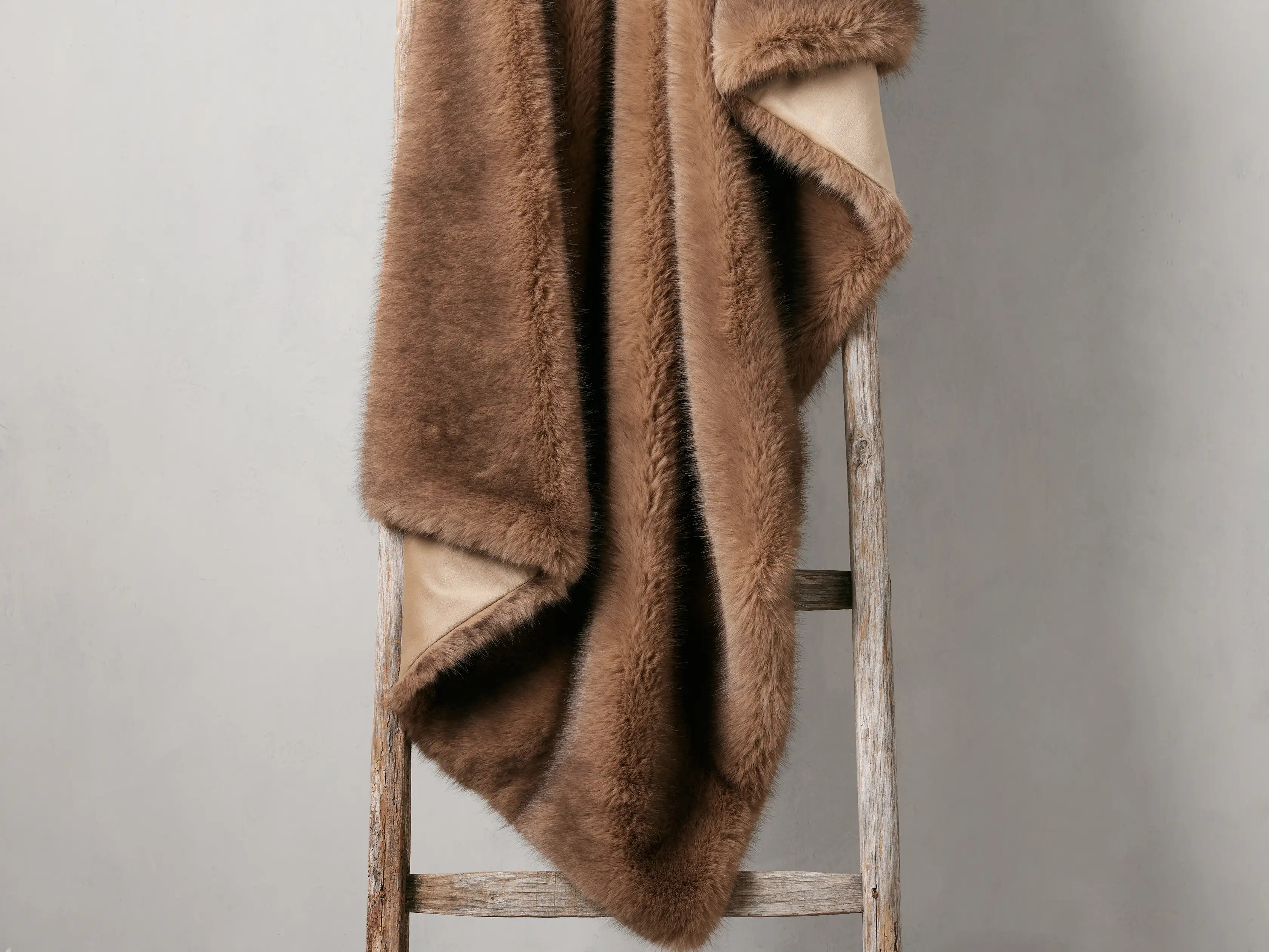Fairbanks Faux Fur Throw | Arhaus