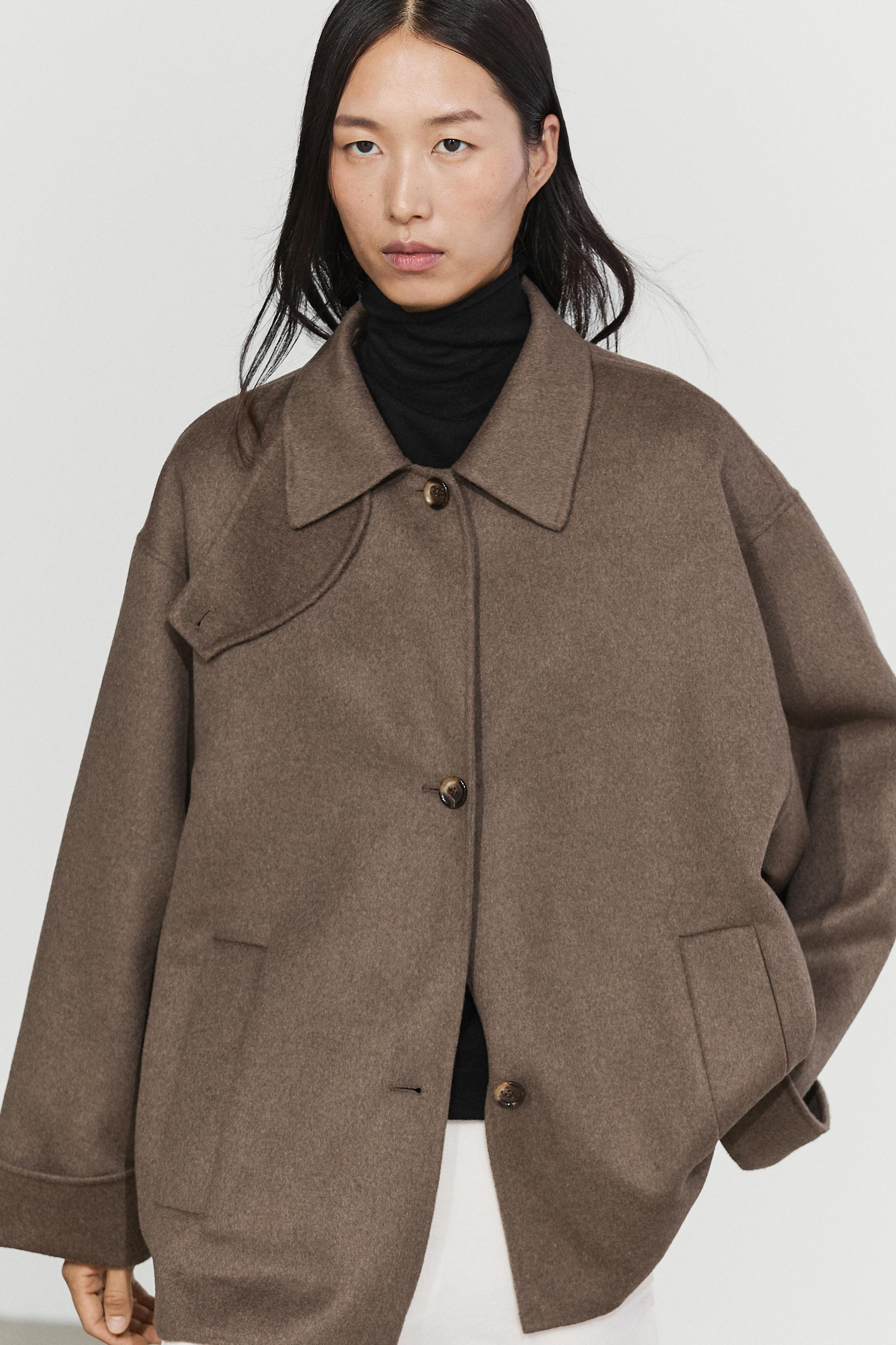 Trenchcoat mit Wollanteil | Massimo Dutti DE