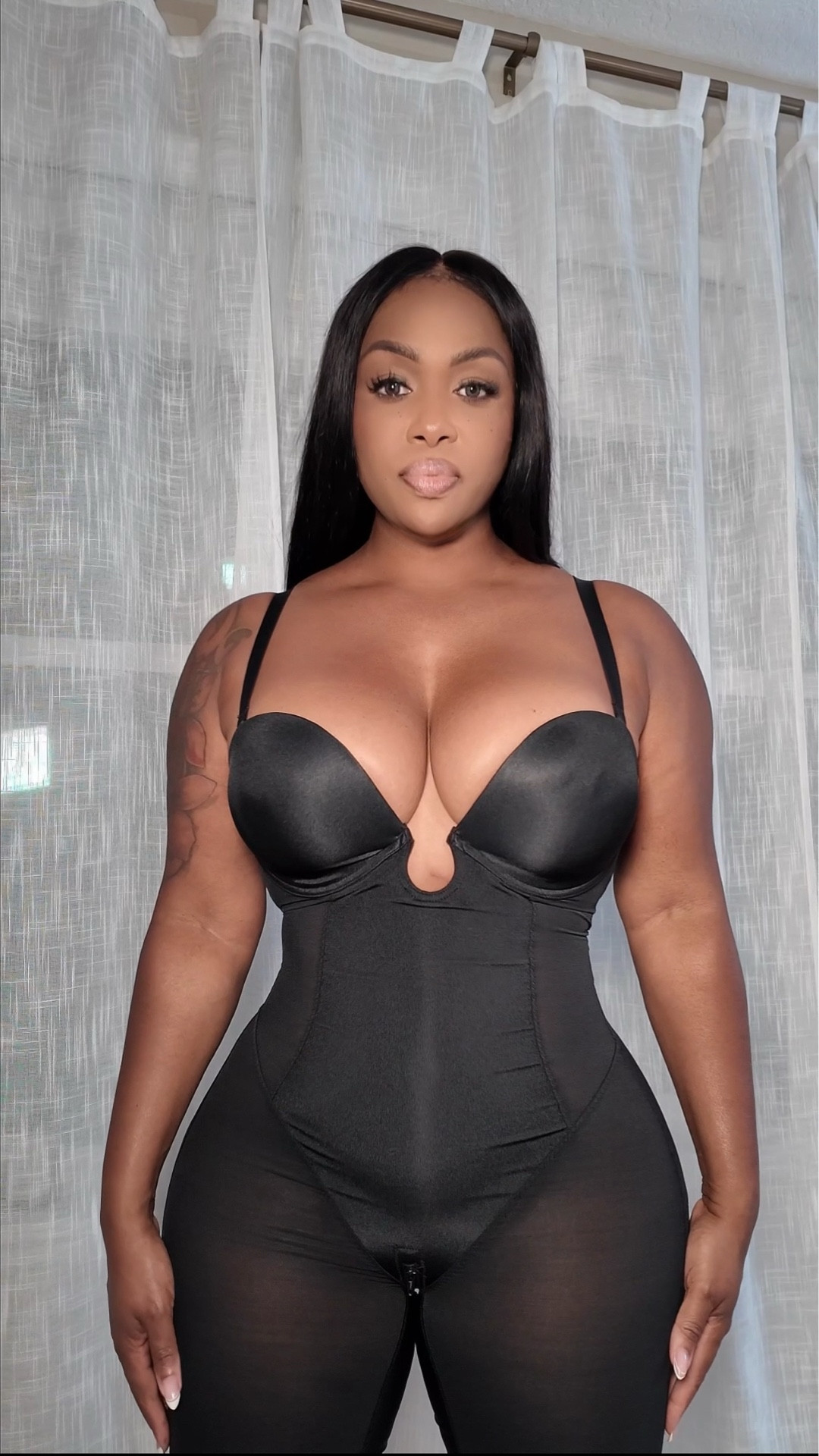 Deep plunge jumpsuit from our favorite shapewear brand Shapellx

The product link is from Amazon but if you want the discount provided below, shop directly from their website .

🎁Use code Ebony11 for 15% off your total purchase

I’m wearing a size large (39-30-46)

#LTKStyleTip #LTKActive #LTKselfcare