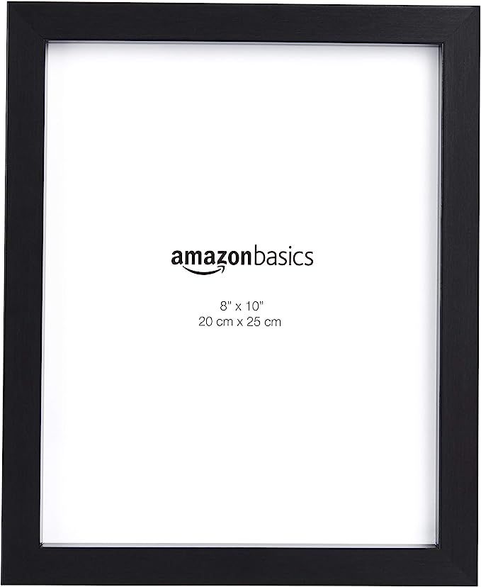 Amazon Basics Photo Picture Frame - 8" x 10", Black - Pack of 2 | Amazon (US)
