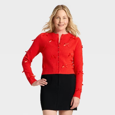 Women's Long Sleeve Party Cardigan Sweater - A New Day™ | Target