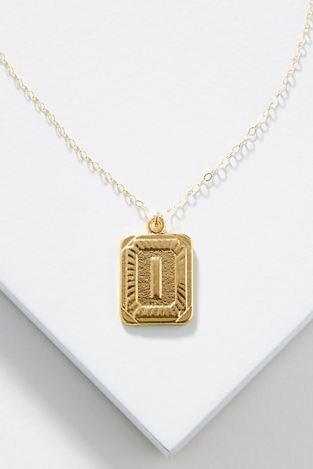 Whim Monogram Pendant Necklace | Anthropologie (US)