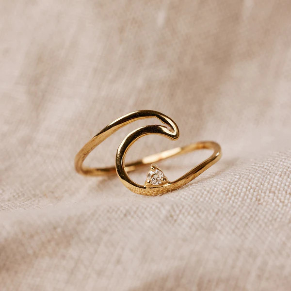 Diamond Wave Ring - Pura Vida Bracelets | Pura Vida Bracelets