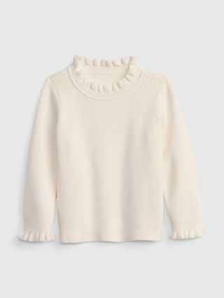 Toddler Ruffle Turtleneck Sweater | Gap (US)