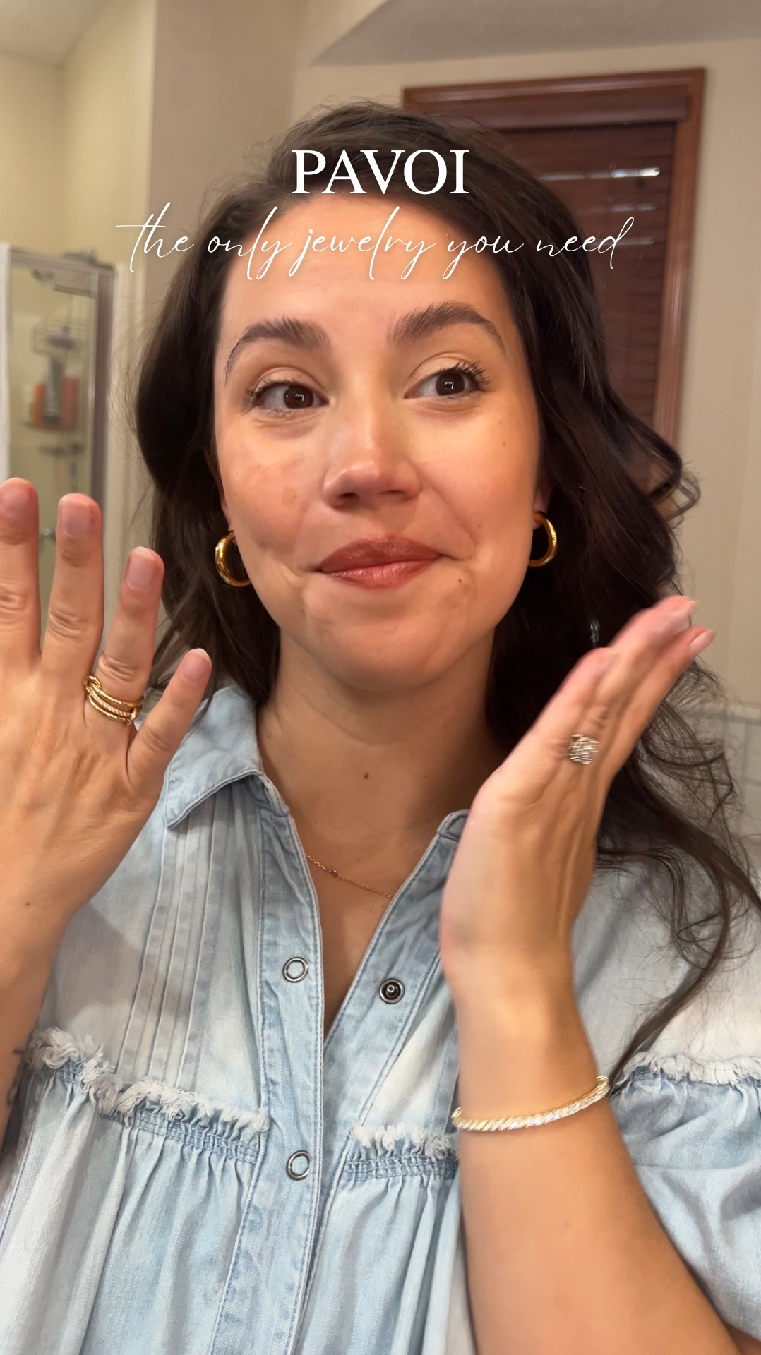 The only jewelry you’ll need in 2025 and 2026 comes from Pavoi. I discovered this brand on Amazon and have been wearing their pieces daily for months without any tarnish or fading. Their quality is so good for the price, and the designs are timeless. My top picks are the station necklace and the huggy hoops — both are perfect everyday staples.