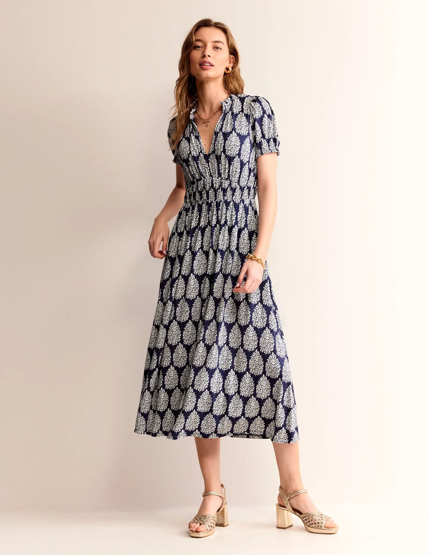 Rosanna Jersey Midi Tea Dress | Boden (US)