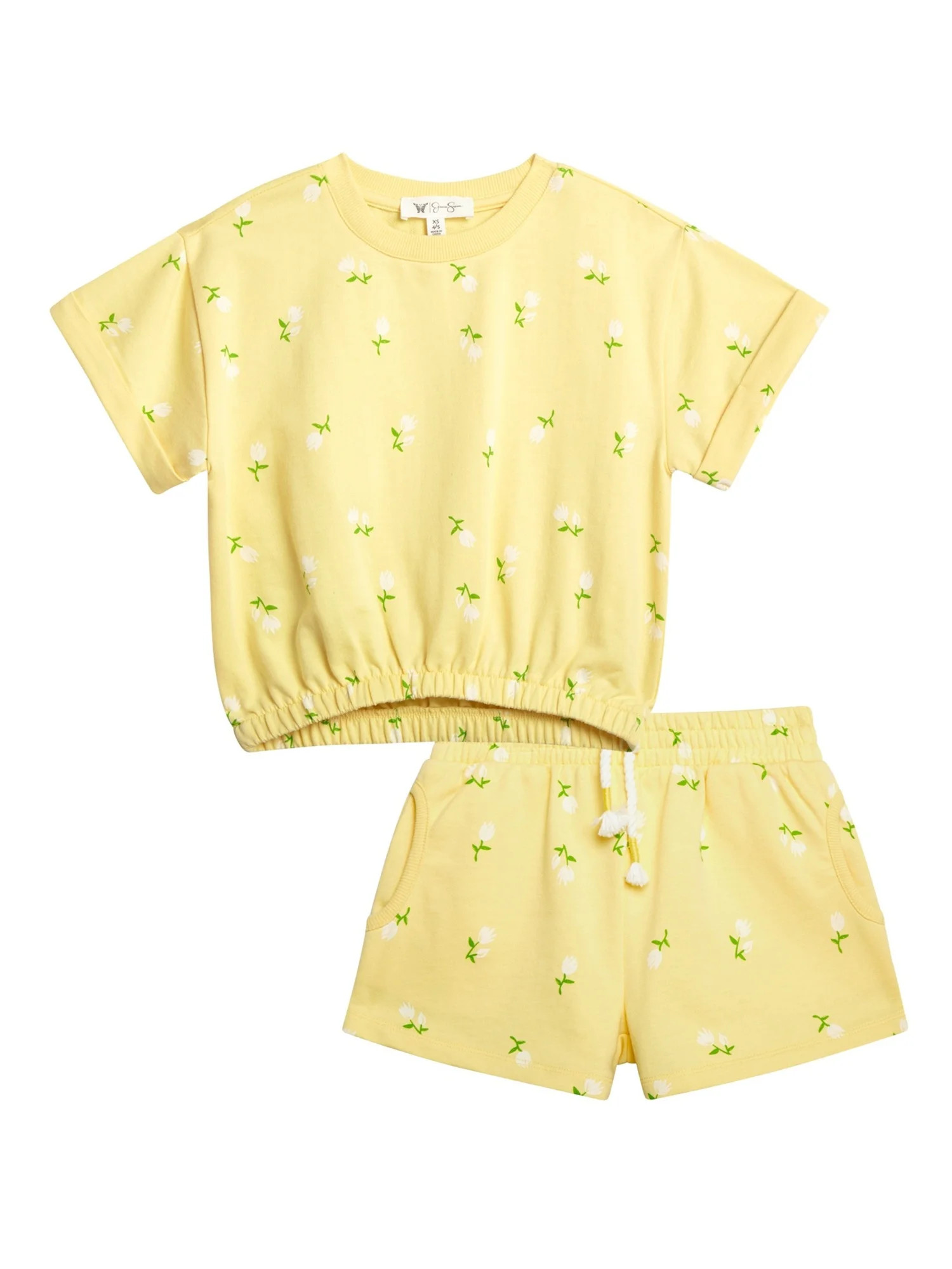 Jessica Simpson Girls' French Terry Coverup Set, Sizes 4-16 | Walmart (US)