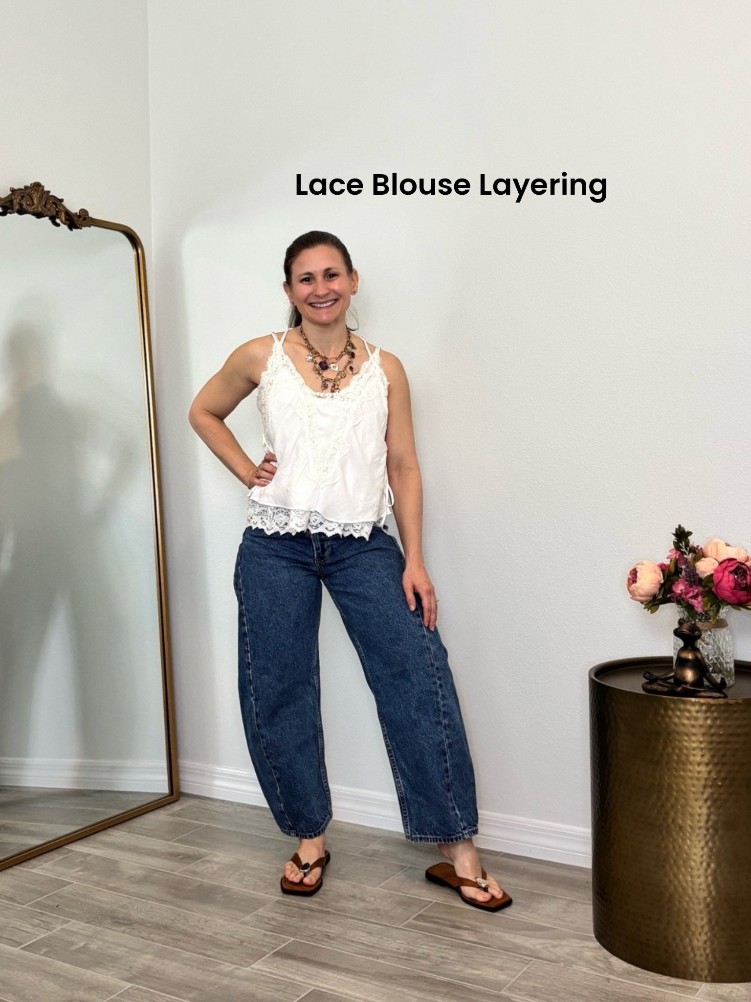 Lace top layers for spring styling

#LTKSaleAlert #LTKootd #LTKPetite