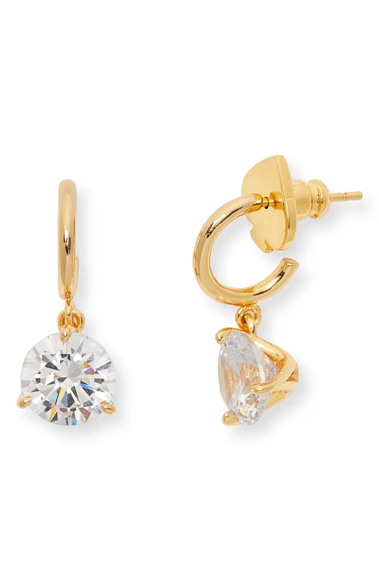 kate spade new york cubic zirconia drop earrings | Nordstrom | Nordstrom