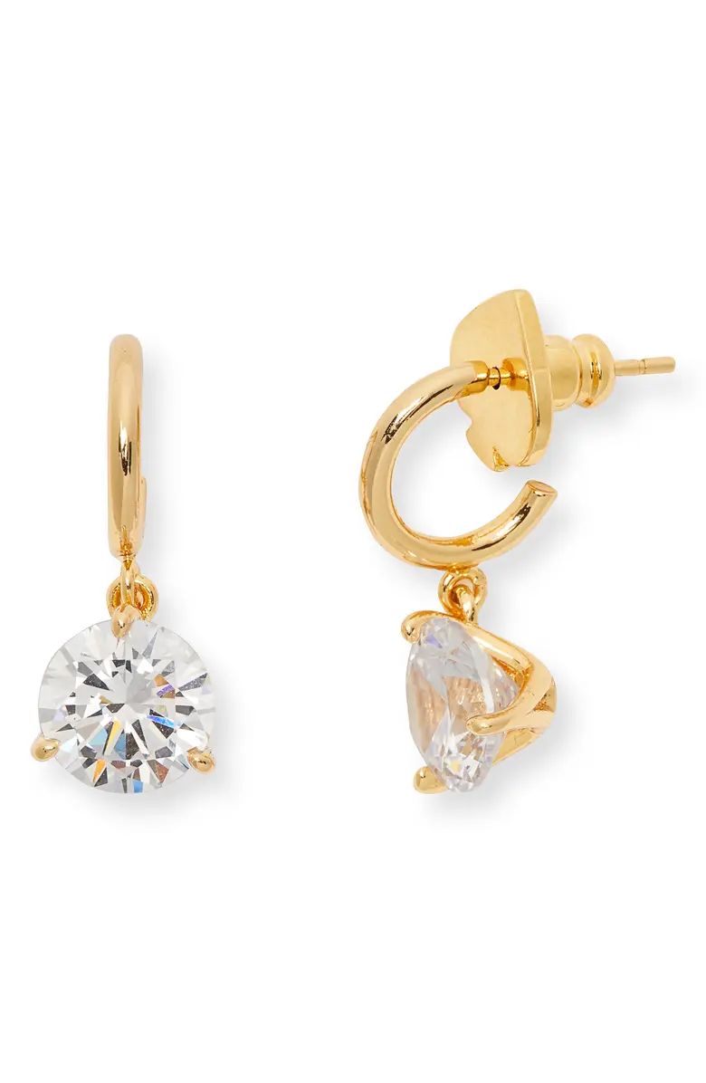 kate spade new york cubic zirconia drop earrings | Nordstrom | Nordstrom