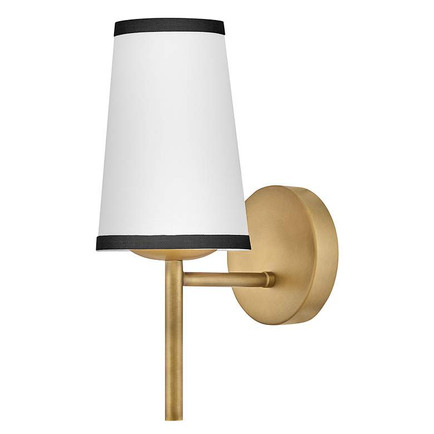 Sonia Lacquered Brass Bath Sconce Unlacquered Brass Bathroom Sconces