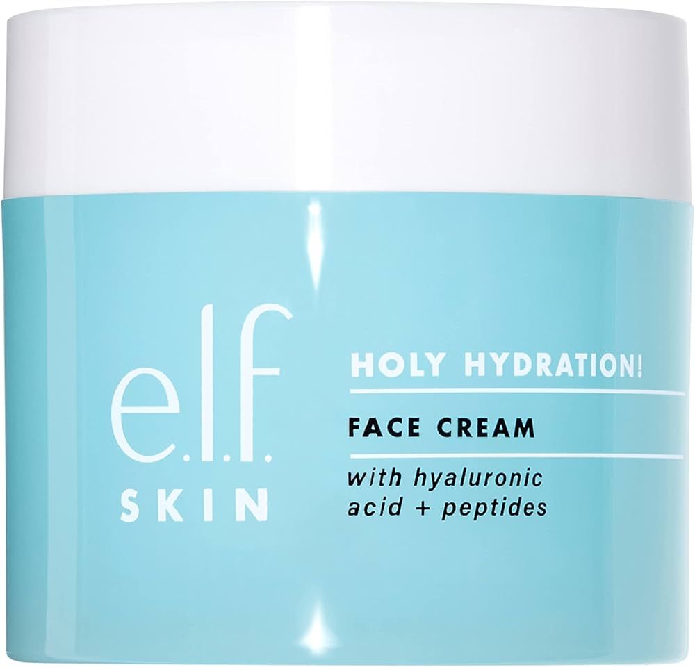 e.l.f. SKIN Holy Hydration! Face Cream, Moisturizer For Nourishing & Plumping Skin, Infused With ... | Amazon (US)