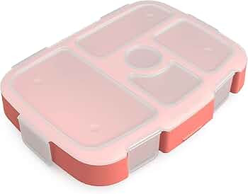 Bentgo® Kids Tray with Transparent Cover - Reusable, BPA-Free, 5-Compartment Meal Prep Container... | Amazon (US)