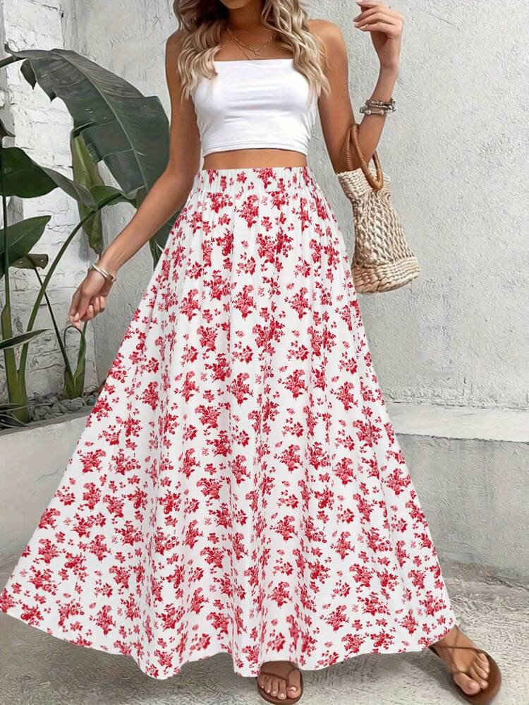 Floral Skirt | SHEIN