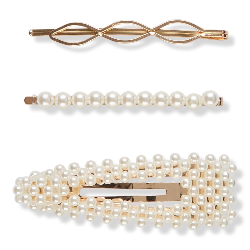 The Basik Edition Gold & Pearl Decorative Pins | Ulta