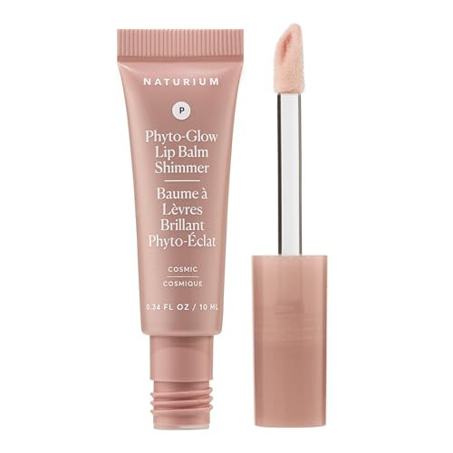 Naturium Phyto-Glow Lip Balm Shimmer | With Plant Squalane Hydrates, Shea & Cupuaçu Butter | 0.34 FL OZ / 10 mL, Cosmic | Amazon (US)