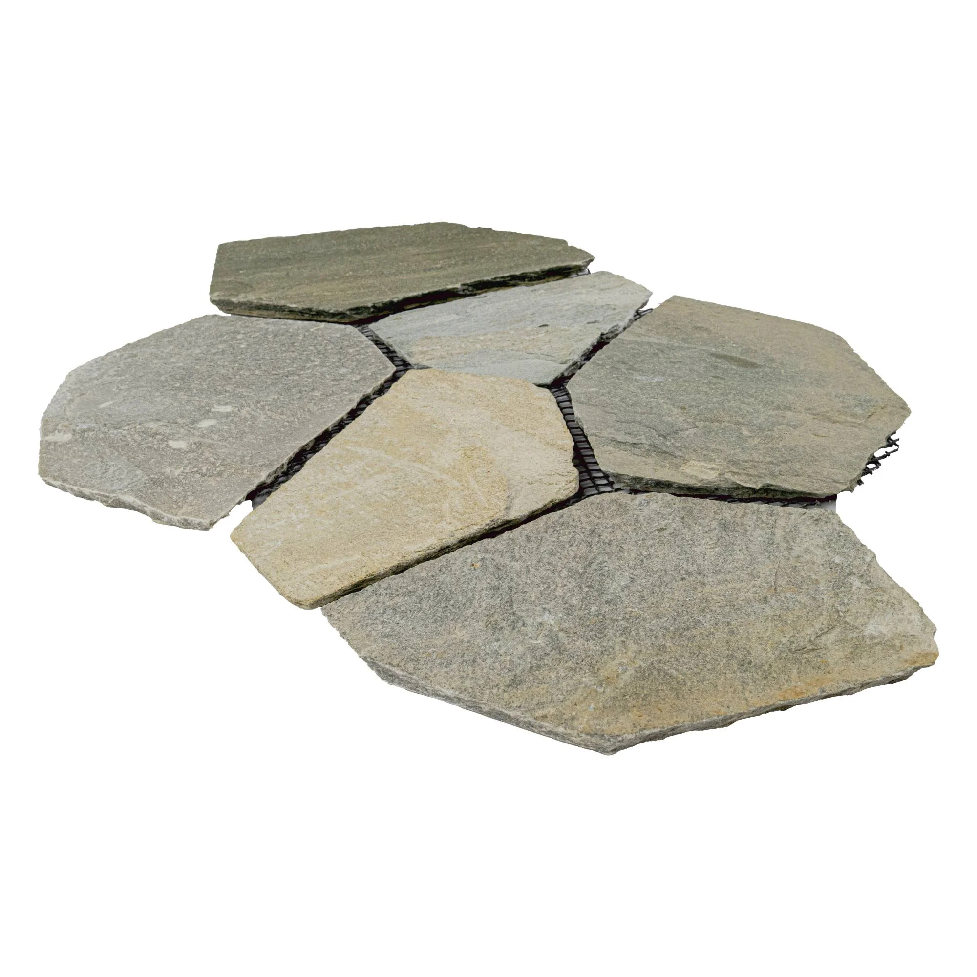 MSI Golden White 18 in. x 24 in. Multi-coloured Meshed Flagstone Paver Tile | Walmart (US)