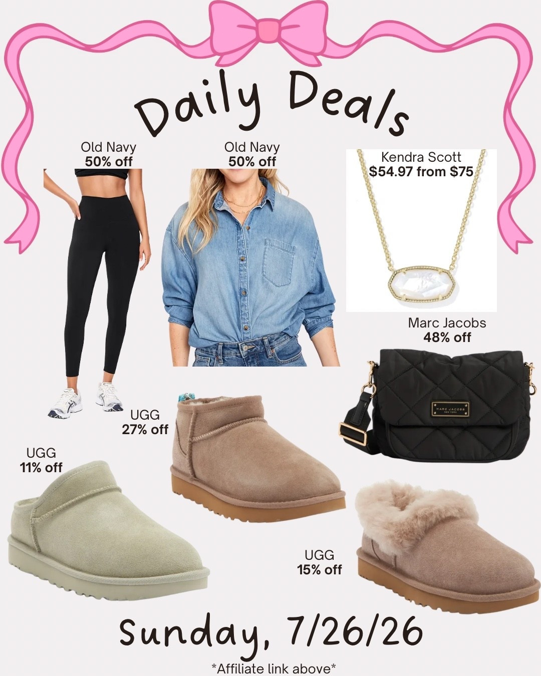 Daily deals

#LTKSaleAlert #LTKSeasonal #LTKMidsize