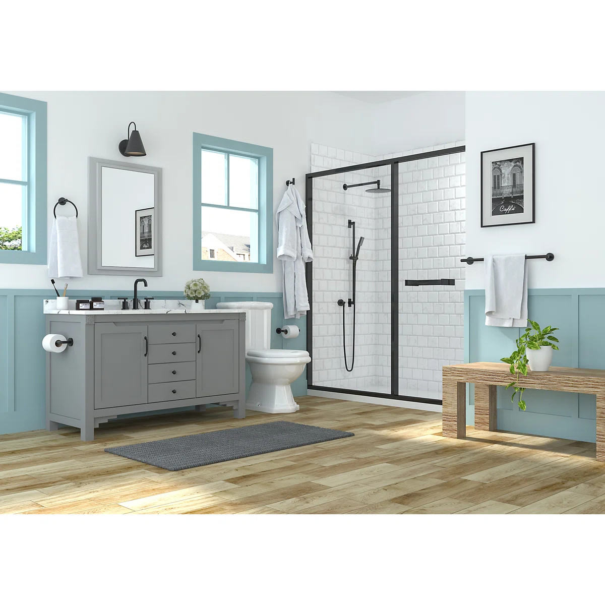 Widespread 2-handle Bathroom Faucet with Drain Assembly WB-0301B | Wayfair North America