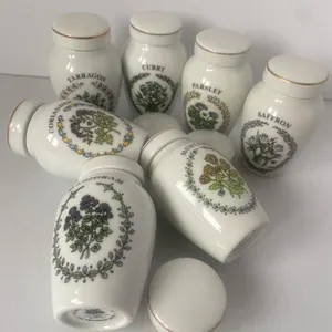 Set of 7 Franklin Mint Gloria Vanderbilt Vintage Spice Jars (1985 Set) | Etsy (Global)