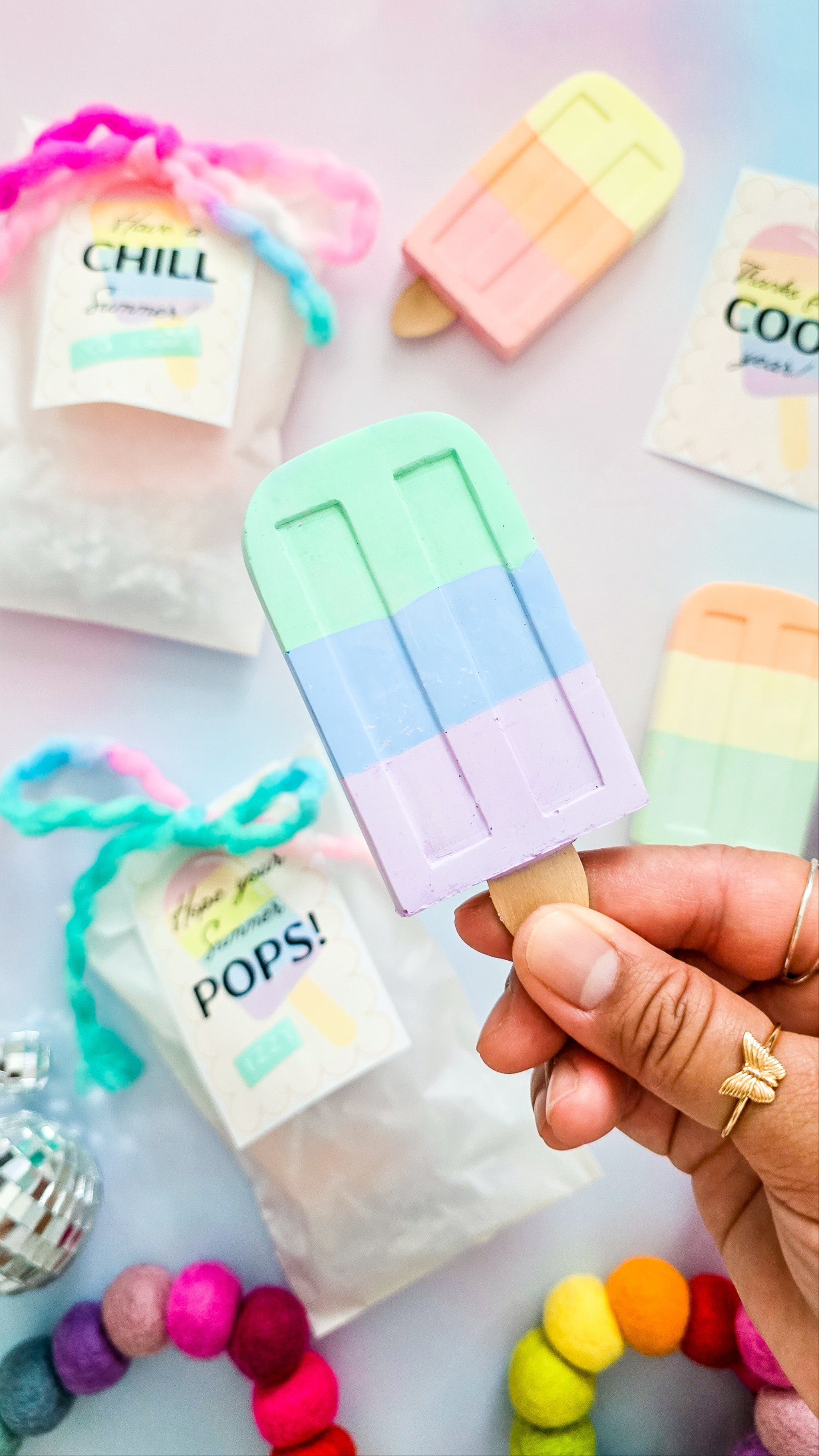 End of School Year classmate favors! Popsicle chalk is cute, budget-friendly, and won't sit in a junk drawer! 

#LTKmomlife #LTKKids #LTKSeasonal