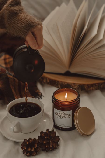 Using only emojis, tell me the aesthetic of your bookstagram page! 🥰
⠀⠀⠀⠀⠀⠀⠀⠀⠀
Here are mine: ☕️📖🤎🕯️🪵🍂🧸
⠀⠀⠀⠀⠀⠀⠀⠀⠀
When I first started my bookstagram, I knew that I wanted it to be a warm and cozy space and immediately invested in the props to make that happen 😊️ The vibe around here really hasn’t changed much in four years, only become a more solid “brand” for The Espresso Edition 🙌🏼 

#LTKfindsunder50 #LTKhome