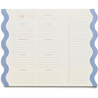 DesignWorks Ink Magnetic Weekly Meal Planner for Fridge – 60 Sheet Meal Planning Notepad with R... | Amazon (US)