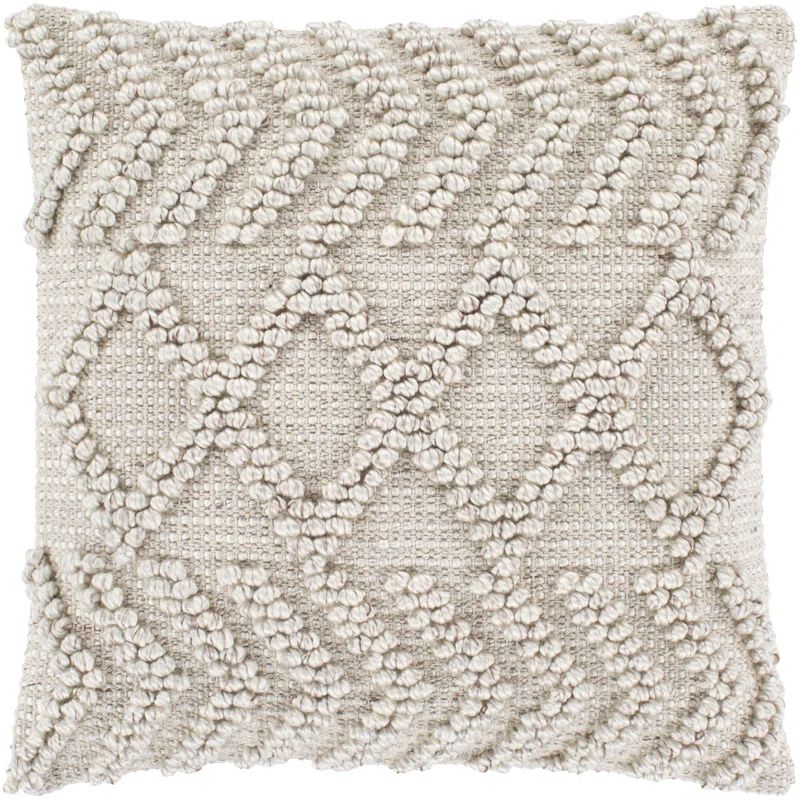 Anders Embroidered Cotton Blend Throw Pillow | Wayfair North America