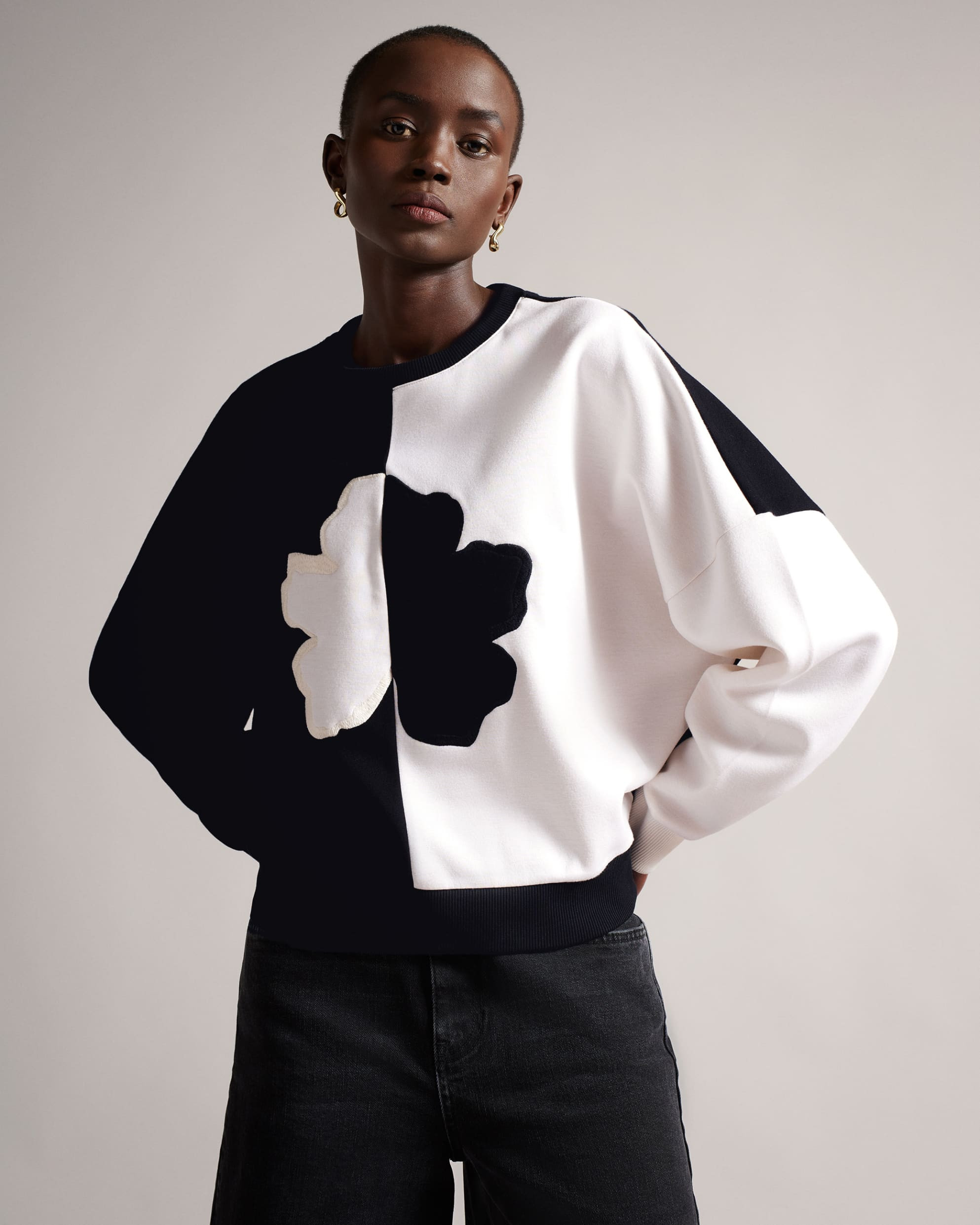 Long Sleeve Colour Block Sweatshirt | Ted Baker (US)