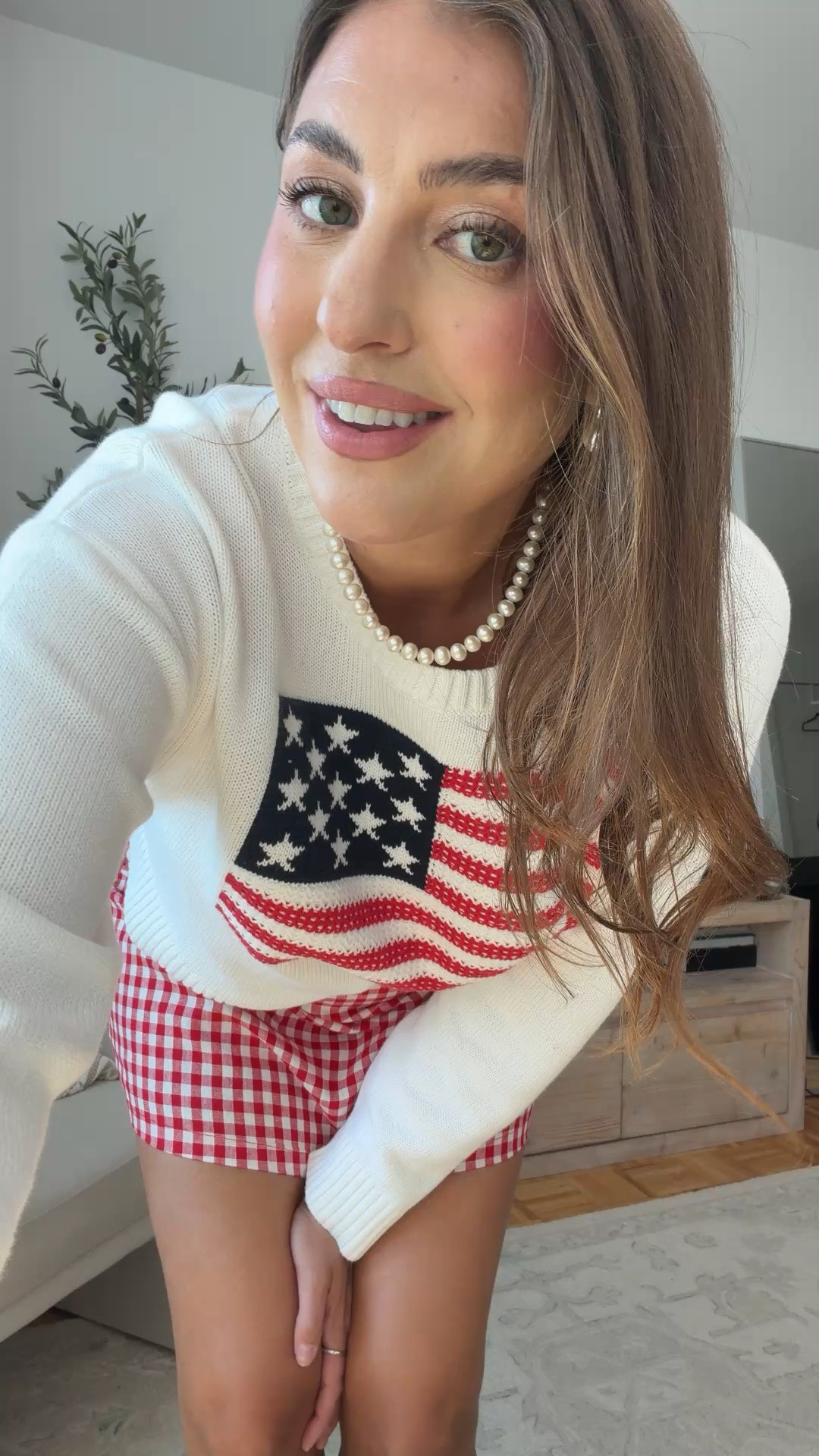 red gingham + americana forever 🇺🇸

fourth of july outfit, americana style, old navy outfit, gingham mini skirt, flag sweater outfit, patriotic summer outfit, coastal grandma style, preppy summer fashion, cute holiday outfit, casual chic style, affordable summer fashion, summer vacation outfit, red white and blue outfit

#LTKSeasonal #LTKSaleAlert #LTKMidsize