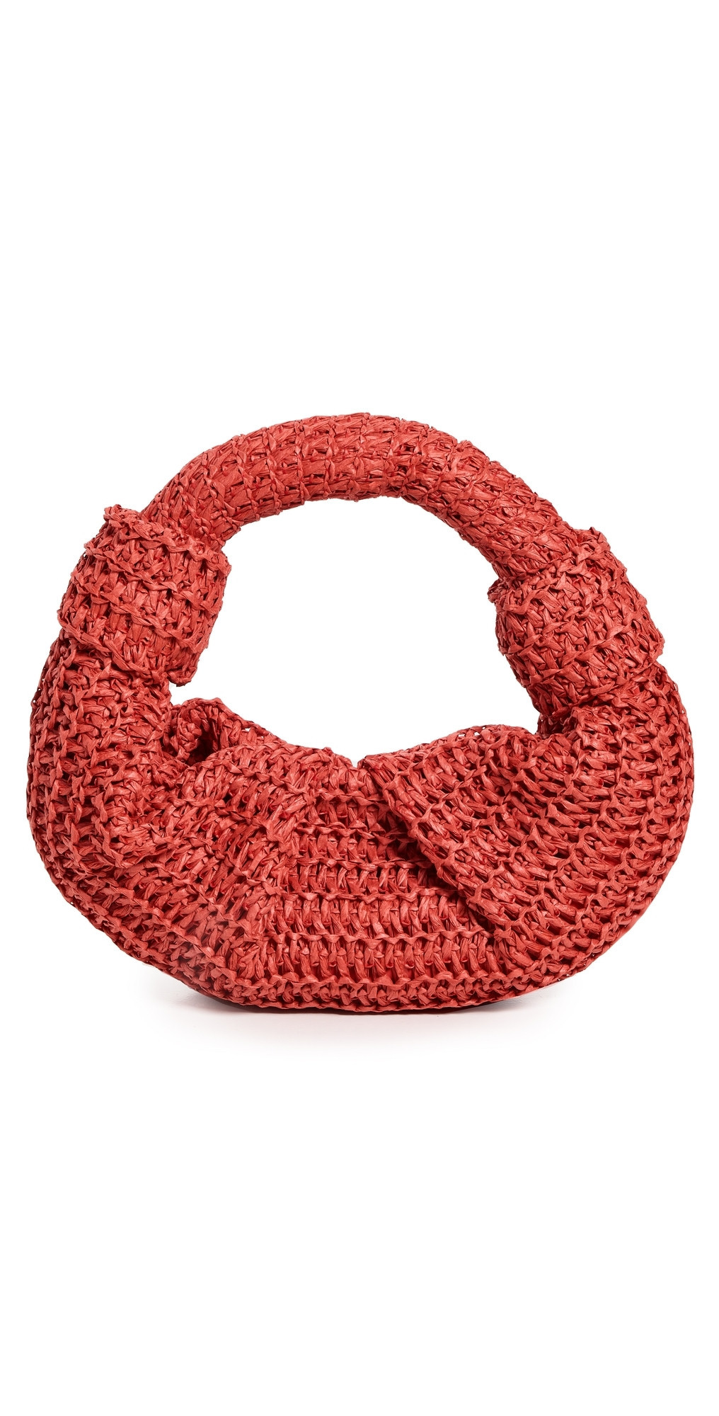 SIMONMILLER Raffia Lopsy Bag Cherry Red One Size | Shopbop