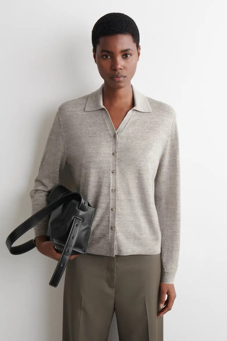 Knitted Linen-Merino Shirt (Women) | Nordstrom | Nordstrom
