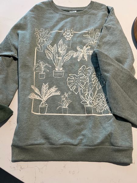 Found this cute plant design sweatshirt from target! The inside feels so nice and cozy! I got a size large! 

#LTKunder50 #LTKGiftGuide #LTKFind