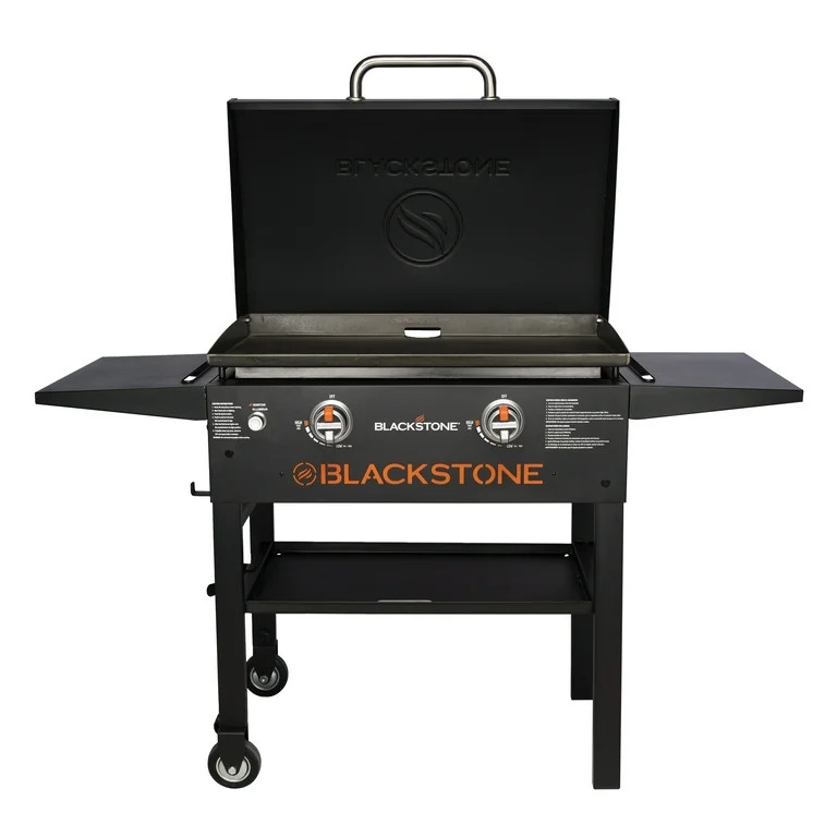 Blackstone 1883 Griddle with Hood, 34,000 Btu, Propane, 2-Burner, 524 sq-in Primary Cooking Surfa... | Walmart (US)