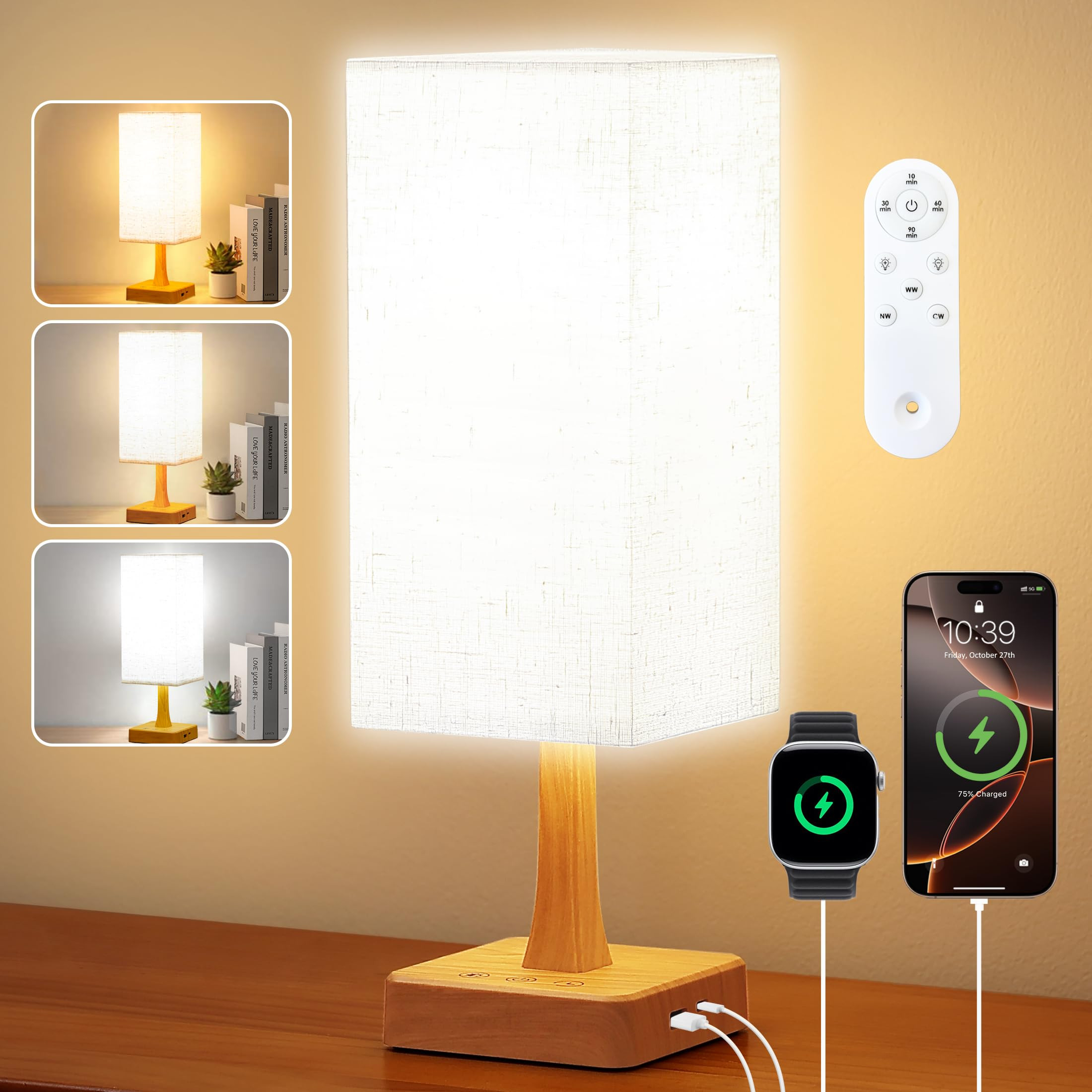 OYADISIIOP SAD Lamp, 10000 Lux SAD Light with Remote, Upgrade Size, 3 Color Temperatures, 5 Brigh... | Amazon (UK)