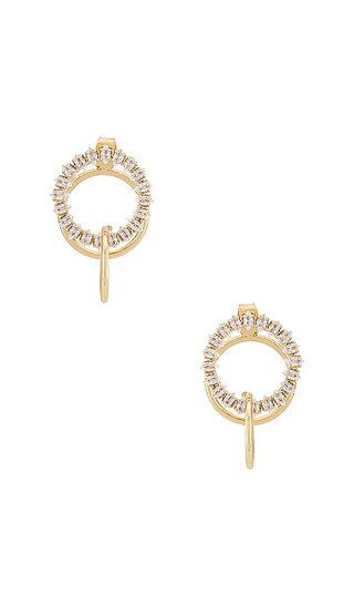 Triple Hoop Earring in Gold | Revolve Clothing (Global)