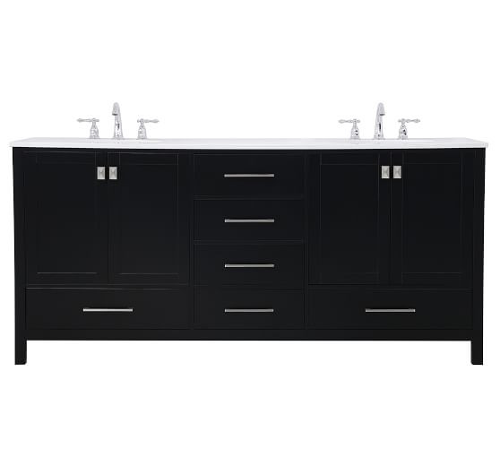 Riola 72" Double Sink Vanity | Pottery Barn (US)