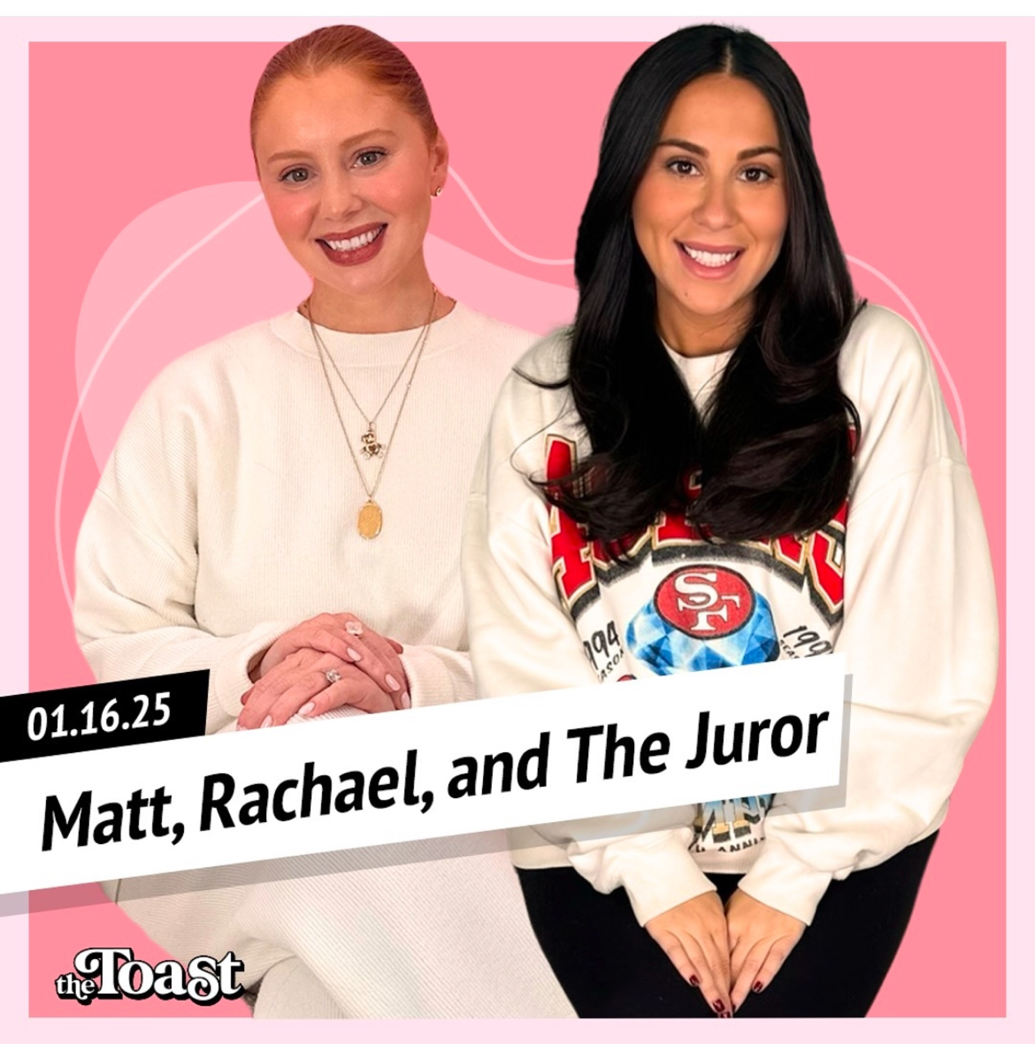 Today’s episode of #TheToast is now live! Happy Thursdayy. Jax finally watched Juror #2, we’re discussing a shocking breakup, and we’re bringing you a pargy Fast Five. Don’t miss it! 🩷🌴

#LTKSeasonal #LTKStyleTip #LTKFindsUnder100
