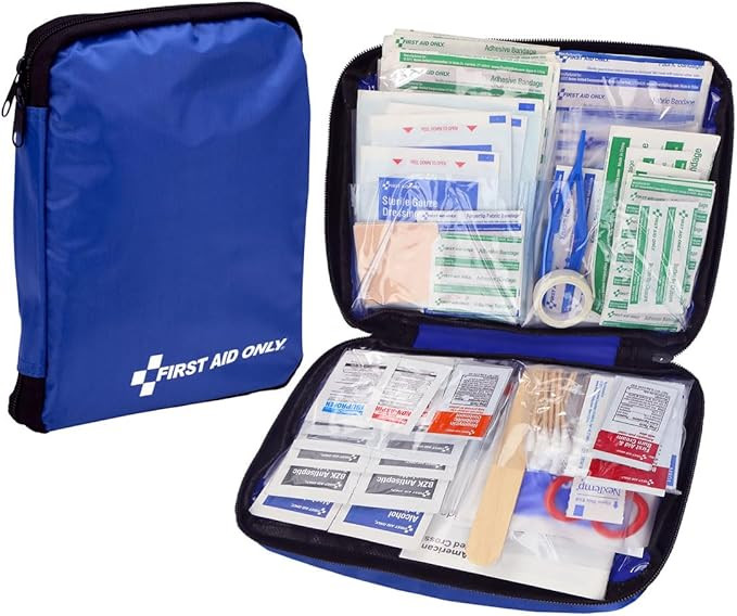 First Aid Only 298 Piece All-Purpose Emergency First Aid Kit for Home, Office, Car, Apartment, Do... | Amazon (US)