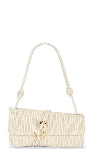 Dolce Vita Raffia Baguette Bag in Tan. | Revolve Clothing (Global)